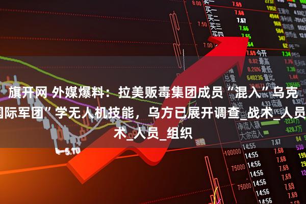 旗开网 外媒爆料：拉美贩毒集团成员“混入”乌克兰“国际军团”学无人机技能，乌方已展开调查_战术_人员_组织