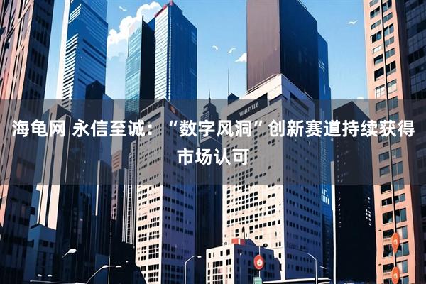 海龟网 永信至诚：“数字风洞”创新赛道持续获得市场认可