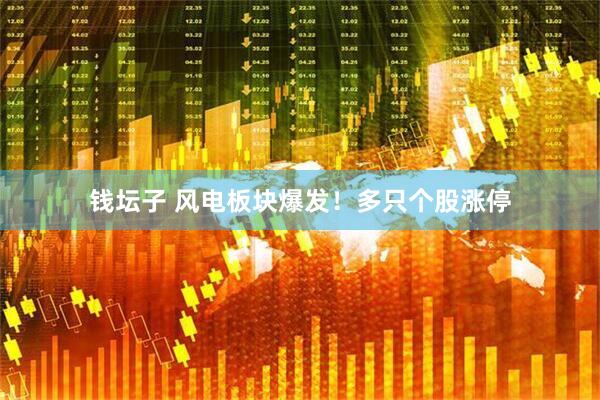 钱坛子 风电板块爆发！多只个股涨停